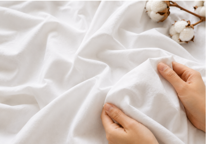 What are the easiest ways to check if your bedsheets are pure cotton?